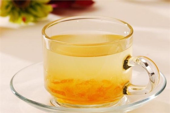 蜂蜜柚子茶生产厂家生产的蜂蜜柚子茶冲泡后的样子