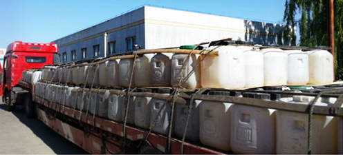 蜂蜜原料批发厂家的物流货车